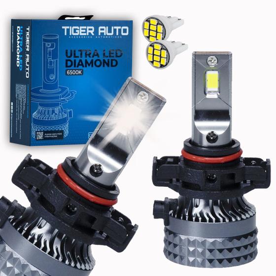 Imagem de Kit Lâmpada Ultra Led Diamond Farol Milha Tracker 17/19