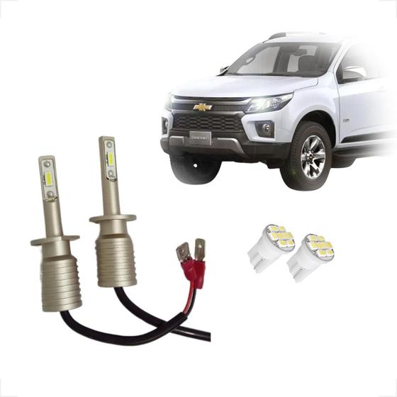 Imagem de Kit Lâmpadas de Led Code Nano 8000k Farol Alto S10 2017 2018 2019 2020 2021 2022 2023 2024