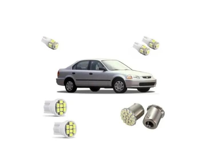 Imagem de Kit Lampadas De Led Honda Civic 1999 Á 2000