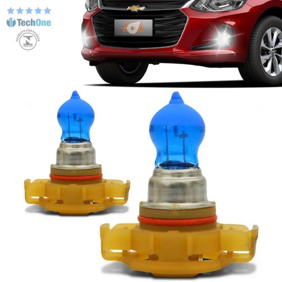 Kit Lampadas Farol de Milha Onix Hatch Sedan Plus 2020 2021 2022 2023 Super Brancas H16 24W Borboleta - 12v 8500k Inmetr Menor preço em Kit Lampadas Farol de Milha Onix Hatch Sedan Plus 2020 2021 2022 2023 Super Brancas H16 24W Borboleta - 12v 8500k Inmetr