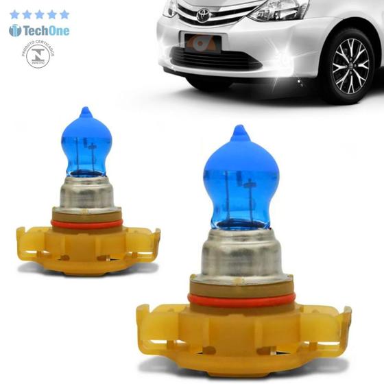 Kit Lampadas Farol Milha Auxiliar Neblina Etios 2012 2013 2014 2015 2016 Super Brancas H16 24w - 8500k Inmetro Menor preço em Kit Lampadas Farol Milha Auxiliar Neblina Etios 2012 2013 2014 2015 2016 Super Brancas H16 24w - 8500k Inmetro