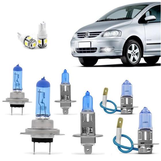 Kit Lampadas Fox 2003 2004 2005 2006 2007 2008 2009 Super Brancas Farol Duplo H7 H1 Milha H3 - Techone 8500k 55w Inmetro Menor preço em Kit Lampadas Fox 2003 2004 2005 2006 2007 2008 2009 Super Brancas Farol Duplo H7 H1 Milha H3 - Techone 8500k 55w Inmetro