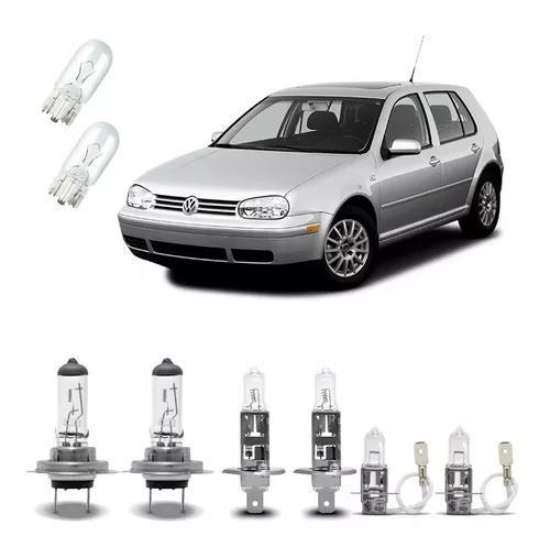 Imagem de Kit Lampadas Golf Sapao Halogenas Farol H7 H1 Milha H3