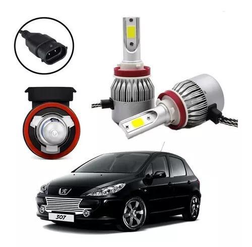 Imagem de Kit Lâmpadas Led Farol Milha Peugeot 307 2007 2008 2009