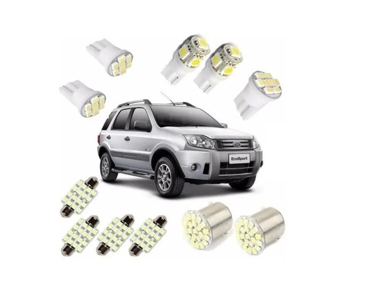 Imagem de Kit Lâmpadas Led Ford Ecosport 2004 2005 2006 2007 2008 2009