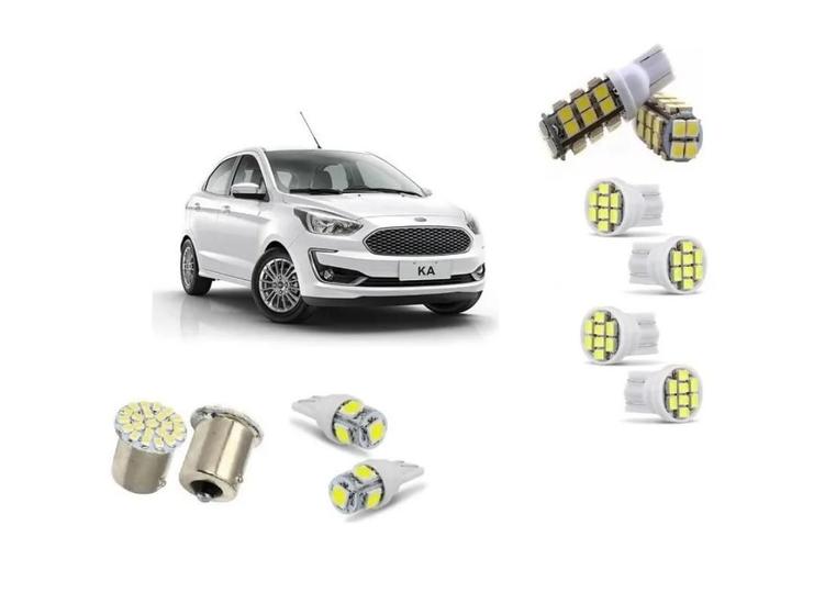 Imagem de Kit Lâmpadas Led Ford Ka 2014 2015 2016 2017 2018 2019