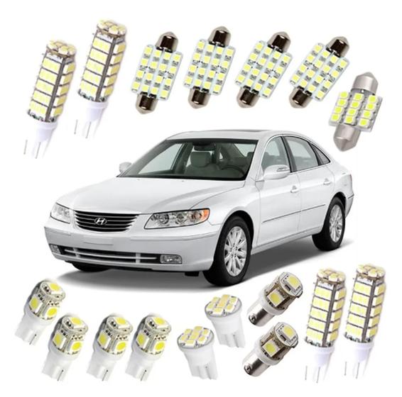 Imagem de Kit Lâmpadas Led Hyundai Azera 2005 A 2009 Super Branca