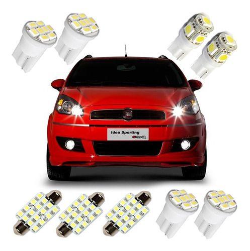 Imagem de Kit lampadas led idea 2011 2015  pingo teto placa ré torpedo