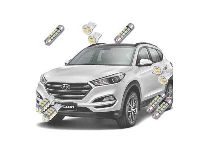 Imagem de Kit Lâmpadas Led Interna Hyundai Tucson 2008 A 2017