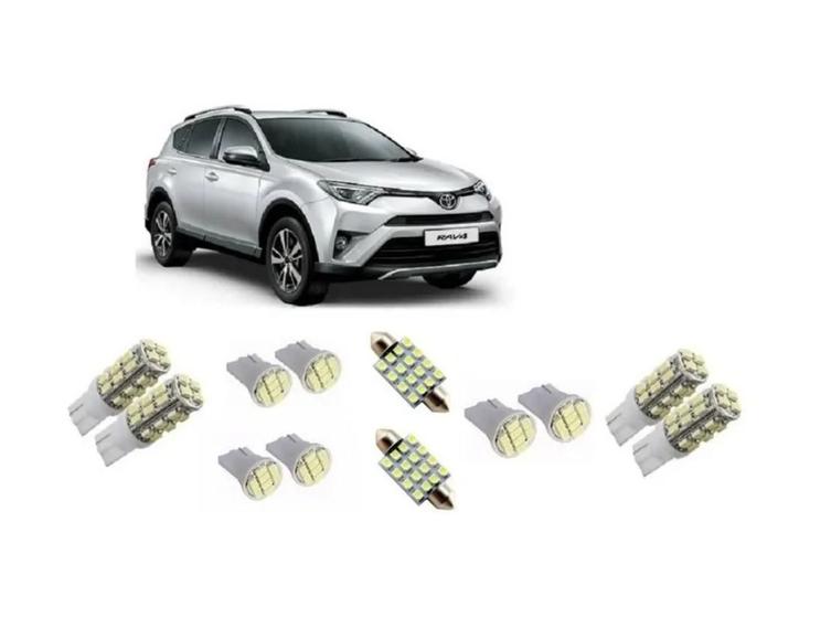 Imagem de Kit Lâmpadas Led Toyota Rav4 Pingo Todos Os Anos