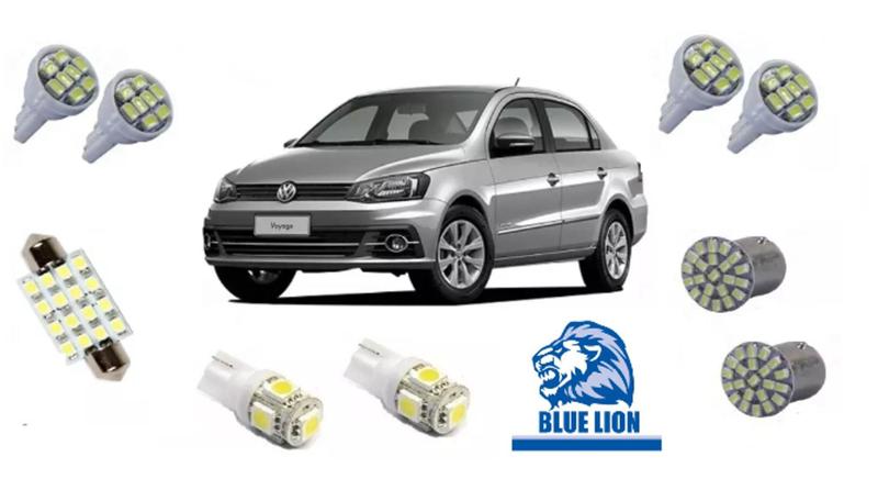 Imagem de Kit Lâmpadas Led Volkswagen Voyage G6 Super Branca