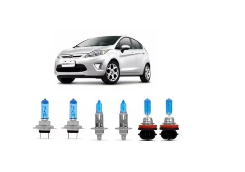 Imagem de Kit Lâmpadas Super Branca Ford New Fiesta 2018 2019