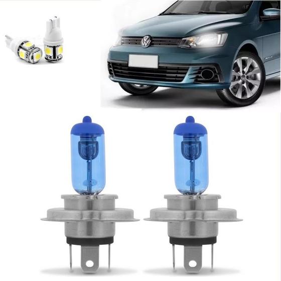 Kit Lampadas Super Brancas Gol Voyage G7 2016 2017 2018 Farol Simples Menor preço em Kit Lampadas Super Brancas Gol Voyage G7 2016 2017 2018 Farol Simples