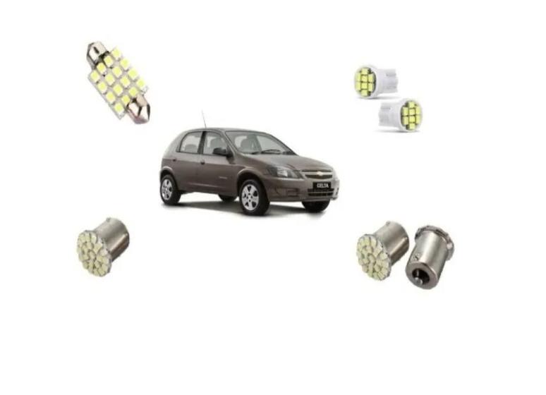 Imagem de Kit Lâmpadas Super Led Chevrolet Celta 2010 2011 2012 2013