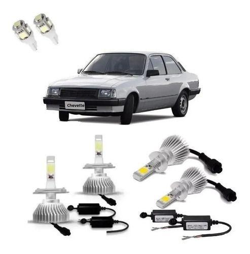 Imagem de Kit Lampadas Super Led H4 H3 T10 Gm Chevette 1973 A 1993