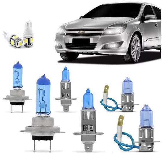 Kit Lampadas Vectra Gt Gtx 2010 2011 2012 Super Brancas Farol H7 H1 Milha H3 Techone 8500k 12v Inmetro Menor preço em Kit Lampadas Vectra Gt Gtx 2010 2011 2012 Super Brancas Farol H7 H1 Milha H3 Techone 8500k 12v Inmetro