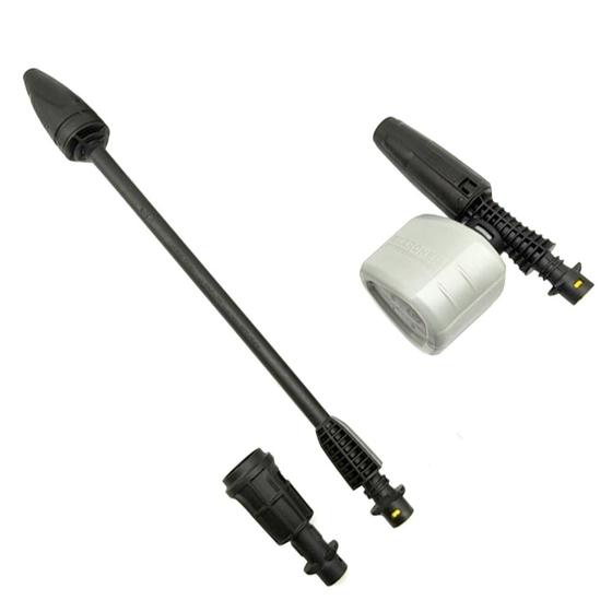 Imagem de Kit Lança Bico Turbo com Aplicador Difusor e Adaptador para Lavajato Karcher K1 Black