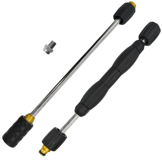 Imagem de Kit Lança Extensor e Bico Leque 25050 1/8 330mm M22 D15 Compatível Lavajato WAP Term G2 860 FW004622