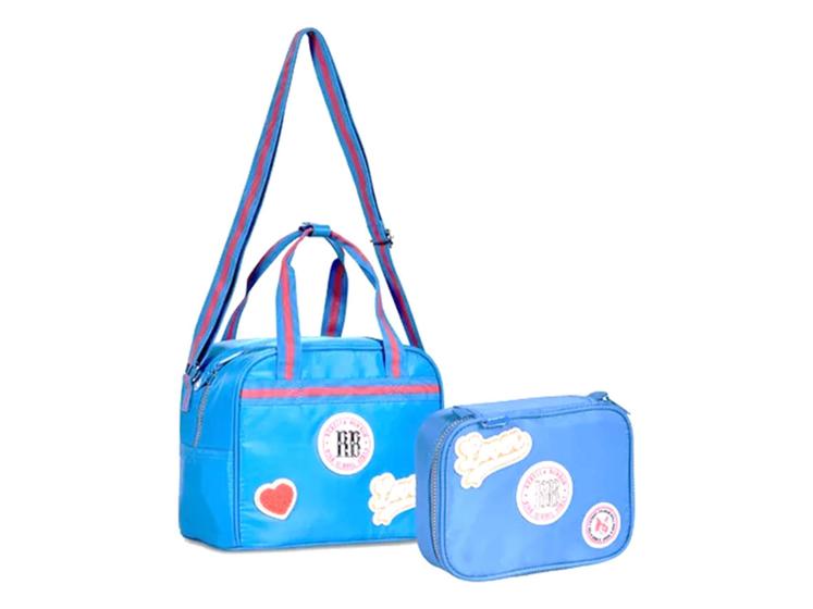 Imagem de Kit Lancheira Love Bolsa Térmica + Estojo Box Rebecca Bonbon Rb Teen Original