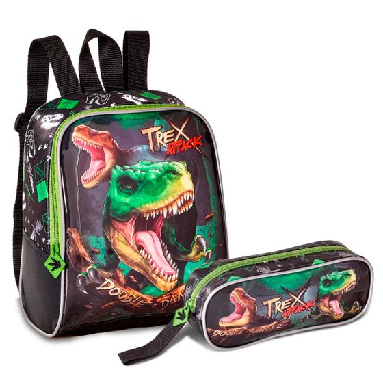 Kit Lancheira Térmica + Estojo T Rex Attack Verde é boa?