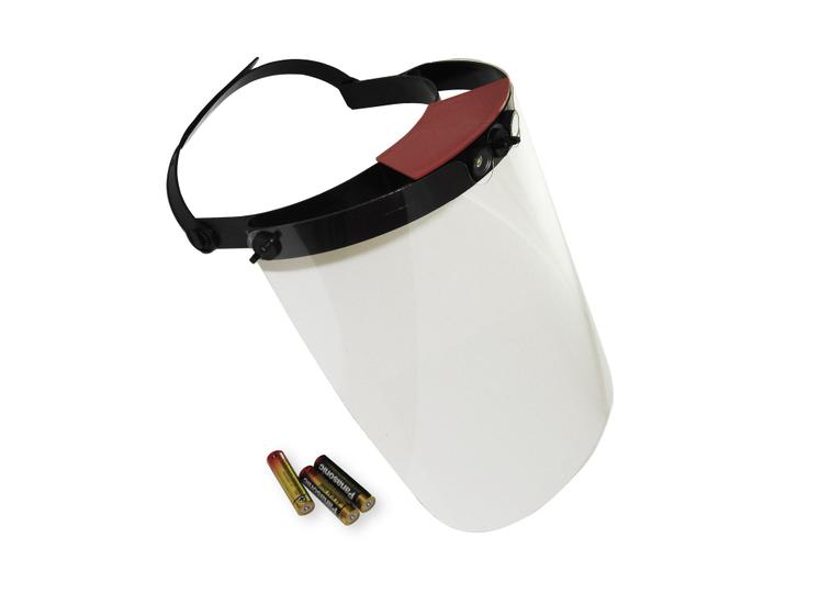 Imagem de Kit Lanterna de cabeça Fixlumen Led Branco c/ Viseira PetG + Pilha AAA Panasonic c/3