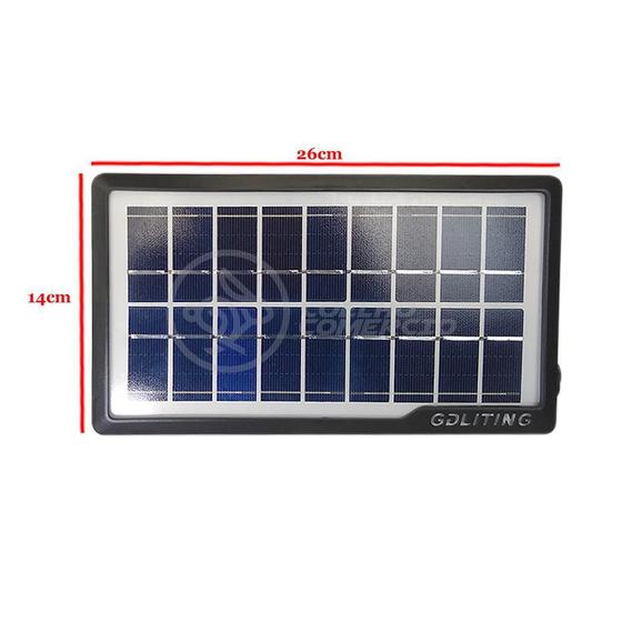 Imagem de Kit Lanterna Placa Solar Carregador Portatil Painel Camping