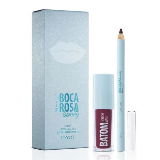 Imagem de Kit Lápis Labial + Batom Líquido Mate Boca Rosa Beauty Sexta