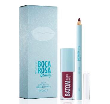 Imagem de Kit Lápis Labial e Batom Líquido Todo Dia Boca Rosa