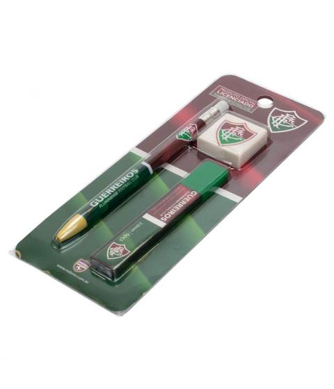 Imagem de Kit lapiseira com borracha e grafites do time do fluminense
