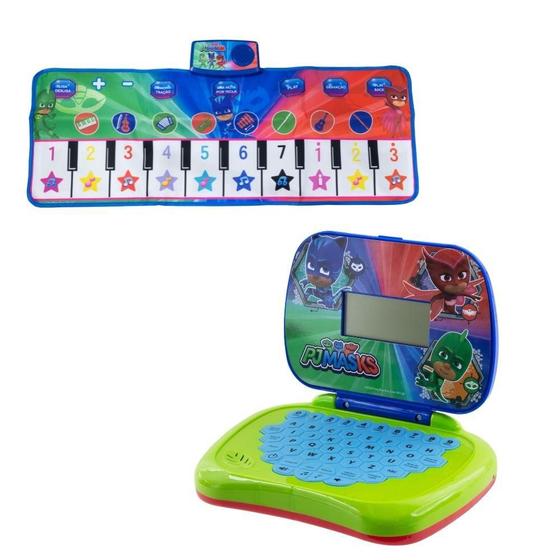 Imagem de Kit laptop do pjmasks - bilingue + tapete piano de pjmasks