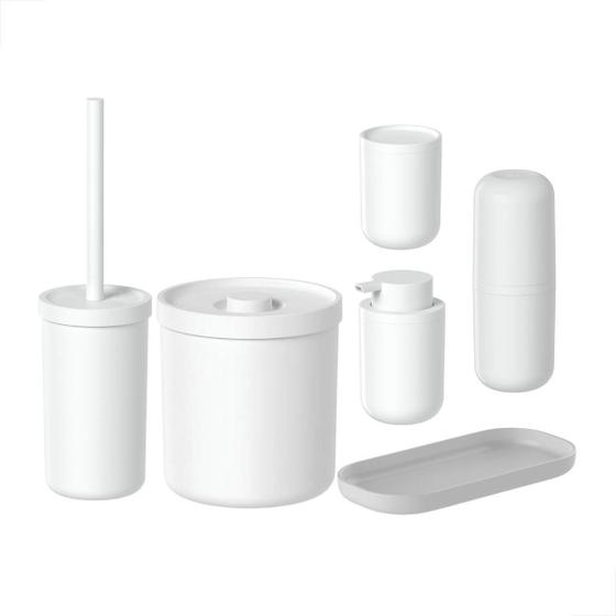 Imagem de Kit Lavabo Banheiro 6 Peças Bold Fosco Premium Resistente Ou