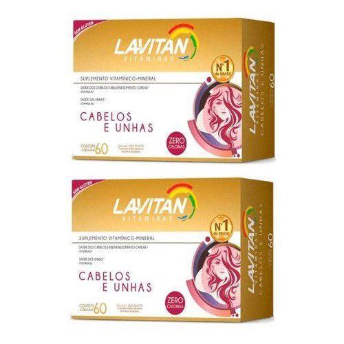Kit Lavitan cabelos Hair unhas pele c/2x60 barba bigode tratamento fortalece Menor preço em Kit Lavitan cabelos Hair unhas pele c/2x60 barba bigode tratamento fortalece