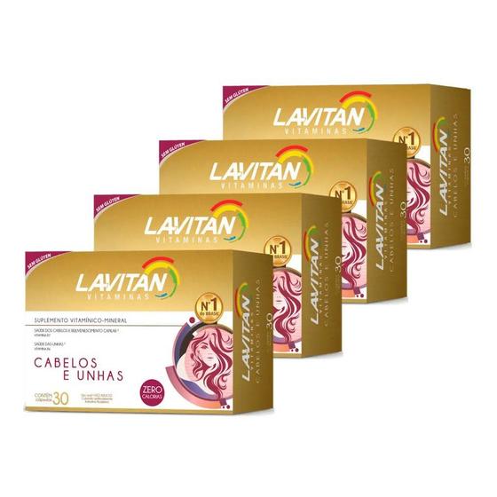 Kit Lavitan - Lavitan Hair Cabelos e Unhas Barba e Bigode biotina (Total 120 Cápsulas) Menor preço em Kit Lavitan - Lavitan Hair Cabelos e Unhas Barba e Bigode biotina (Total 120 Cápsulas)