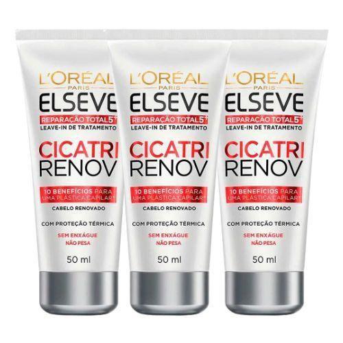 Imagem de Kit Leave-In Tratamento L'Oréal Paris Elseve Cicatri Renov