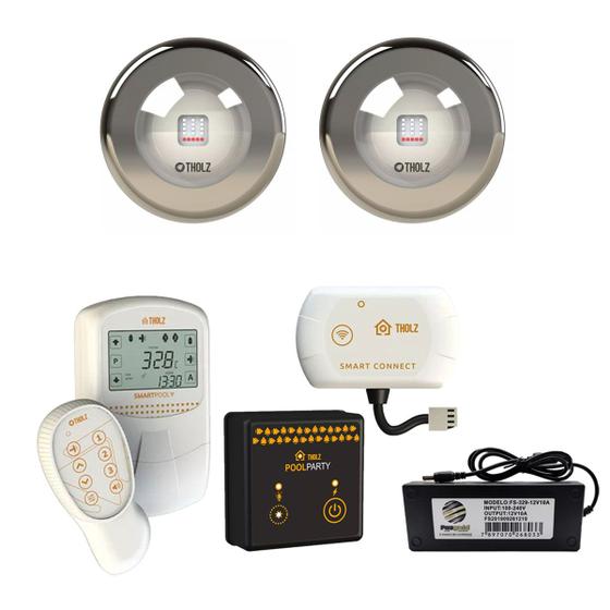 Imagem de Kit Led 9w - 48m², Smart Pool + Smart Connect + Pool Party