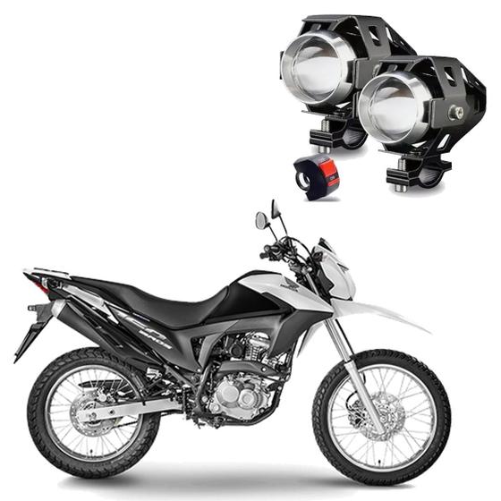 Imagem de Kit Led Farol Milha Moto Honda NXR 160 BROS 2015  U5