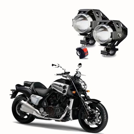 Imagem de Kit Led Farol Milha Moto Yamaha VMAX 1700 2014 U5