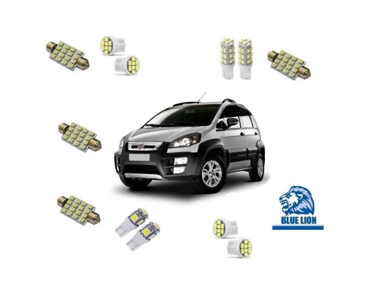 Imagem de Kit Led Fiat Idea Super Branca 2011 2012 2013 2014 2015 2016