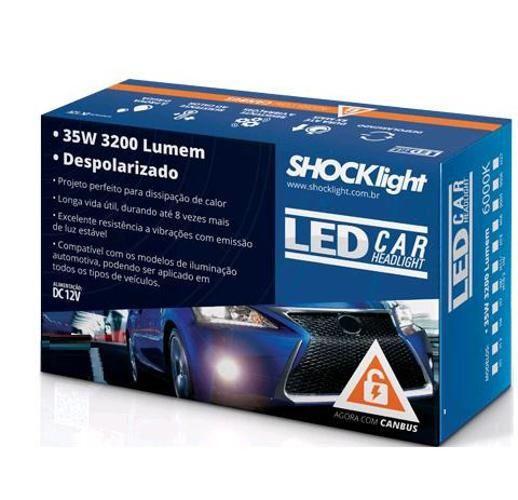 Imagem de Kit Ledcar Headlight Super Led Shocklight Hb4 (9006)