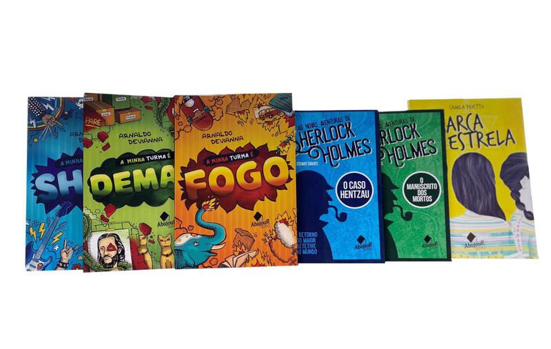 Kit Leitura Ficção Infanto-Juvenil Com 6 Livros - Aparador de Livros ...
