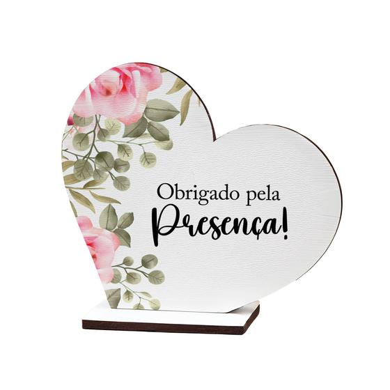 Imagem de Kit Lembrancinhas 30 Peças MDF Agradecimento Casamento Aniversário