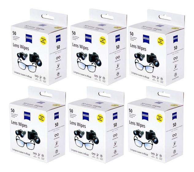 Kit Lens Wipes Zeiss C/ 300 Lenços Umedecidos Menor preço em Kit Lens Wipes Zeiss C/ 300 Lenços Umedecidos