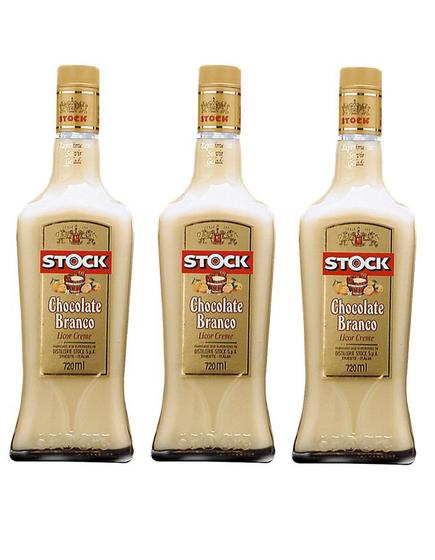 Imagem de Kit Licor Chocolate Branco Stock 720ml 3 unidades