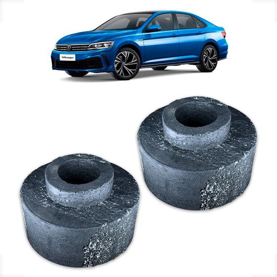 Imagem de Kit Lift Calço Mola Traseiro Volkswagen Jetta Elevar 3,5cm