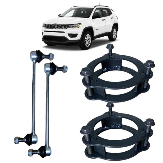 Imagem de Kit Lift Dianteiro Completo 4cm Jeep Compass