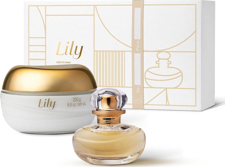 Imagem de Kit Lily: Eau De Parfum 30ml + Creme Acetinado Desodorante Corporal 250g