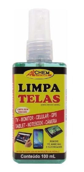 Imagem de Kit Limpa Telas Allchem 100ml Tv Gps Celular Computador Allchem