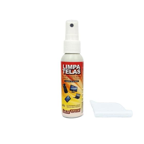 Imagem de Kit Limpa Telas Brasforma Alt0.2 60Ml Com Flanela