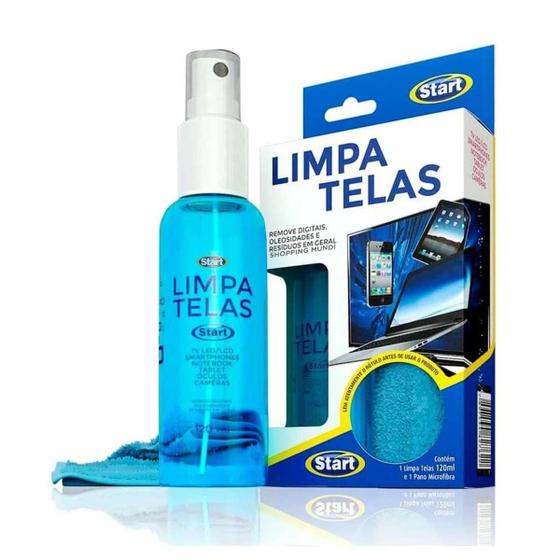 Imagem de Kit Limpa Telas Start 120Ml Smartv Notebook Smartphone +