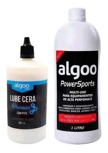 Imagem de Kit Limpador De Bicicletas 1 Litro E Cera Ptfe 200ml Algoo